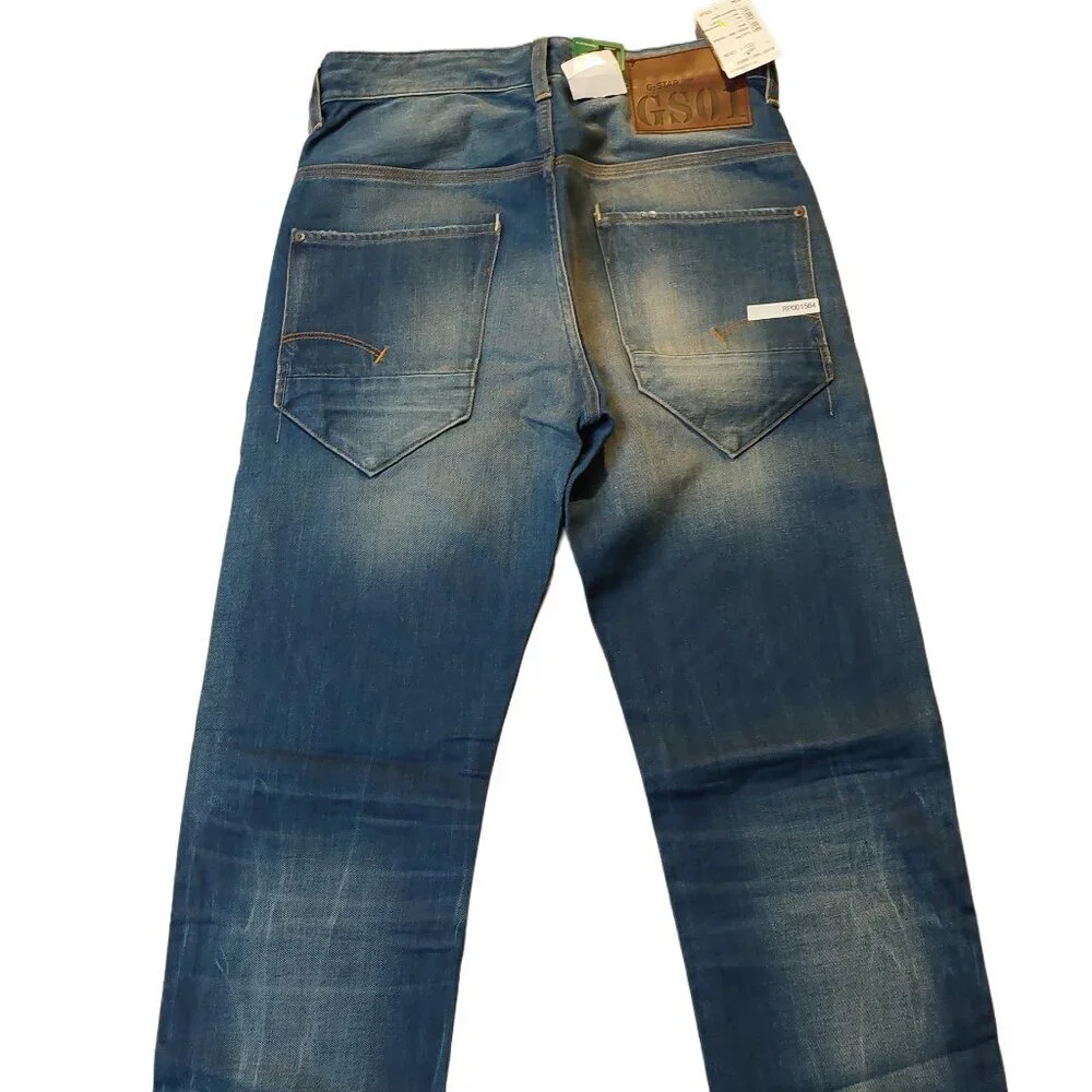 G-Star Raw RADAR Loose Dekay Medium Aged Denim Wide Leg Jeans Sz 29 x 34 NWT